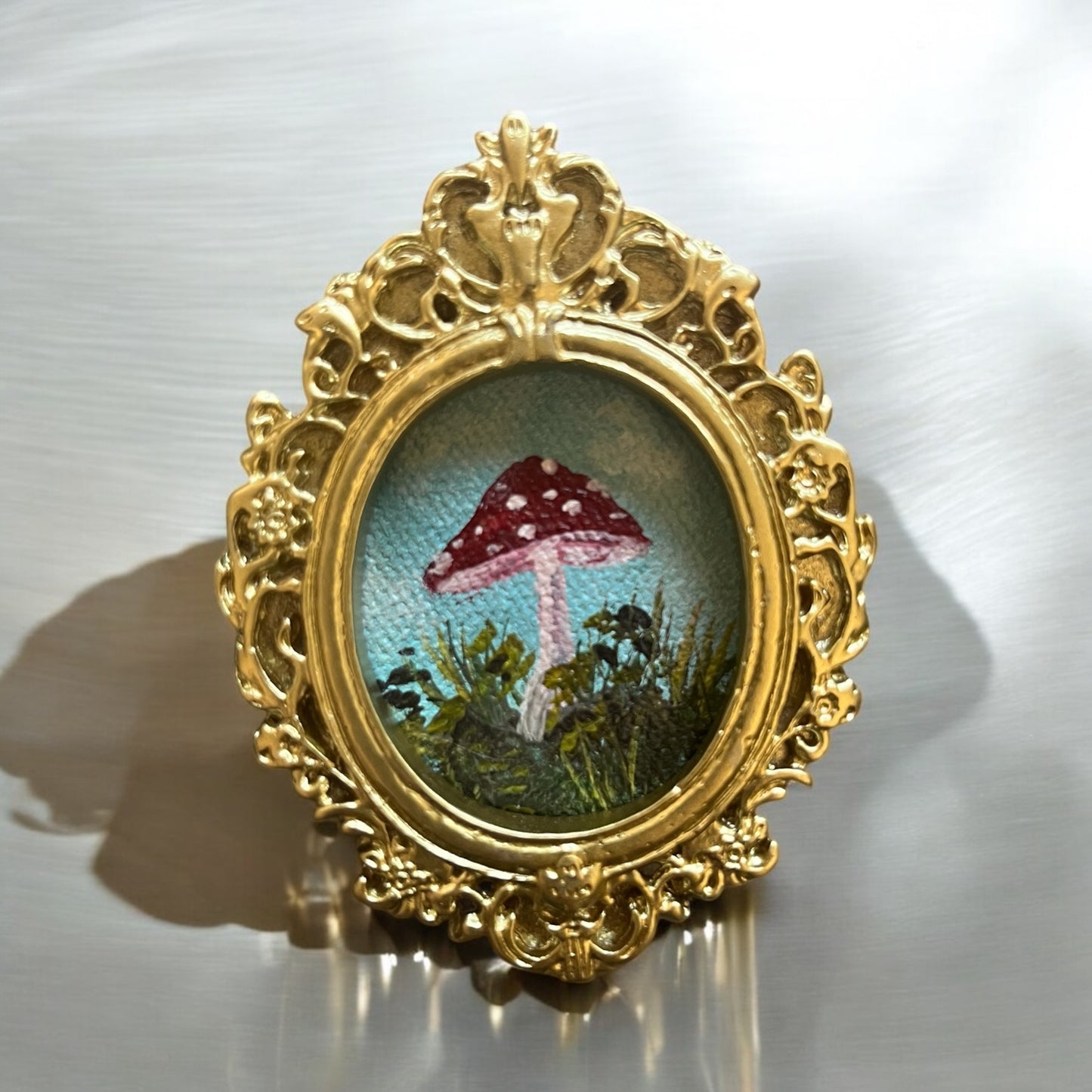Handpainted mini painting magnet