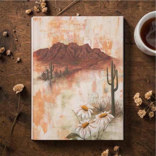 Desert Bloom - Hardcover Journal