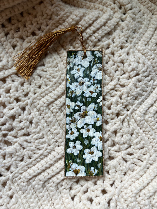 Handpainted Canvas Bookmark